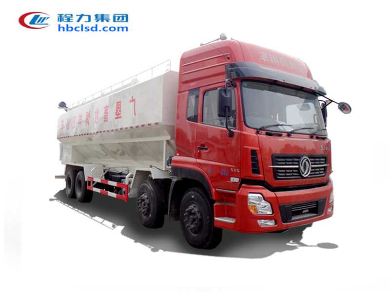 東風天龍前四后八40方飼料運輸車