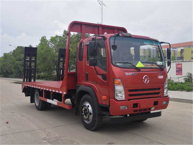 國六大運黃牌平板運輸車